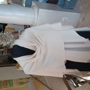 Fringed wrap, off-white,